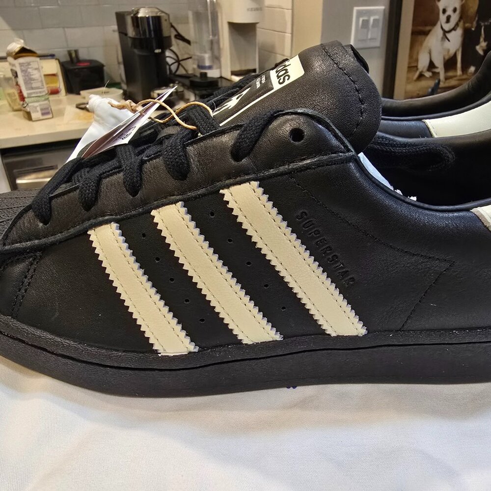 Avavav x adidas Originals Superstar Superfinger Black White JP7141 Women's 7.5